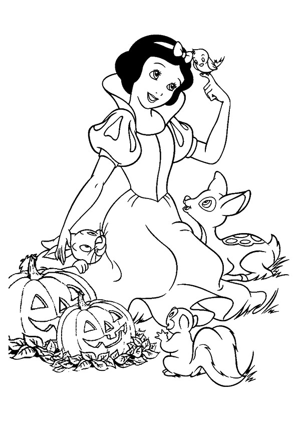 Plansa de colorat cu Halloween 31 88